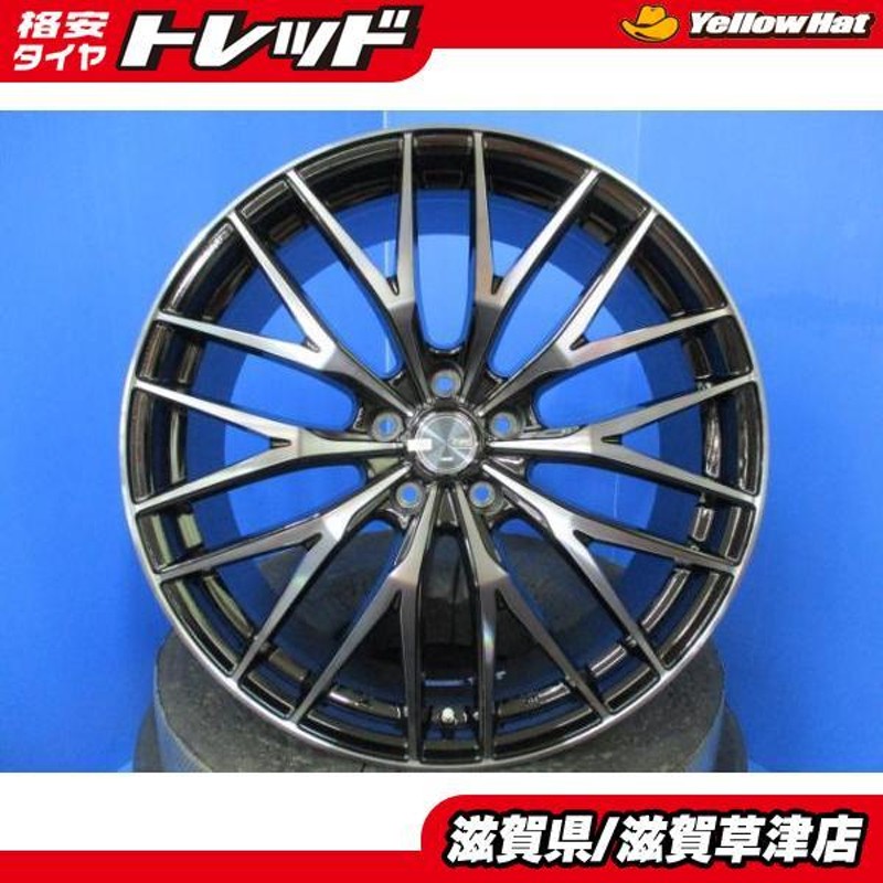 4本セット 新品 FS01 黒 20インチ8.5J+35 5H 5穴 PCD 114.3ピッチ 5