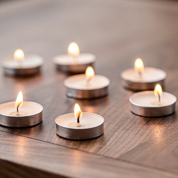 蠟燭50個裝溫茶爐配件花草茶具零配喝茶室內茶蠟粉色蠟燭煮茶加熱