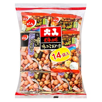 DENROKU 傳六 二色綜合豆果子  14袋入  341.6g  1袋