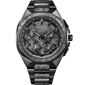 CITIZEN 韋禮安廣告款 曜鈦款 限量 八角 GPS衛星對時光動能計時手錶CC4107-80H