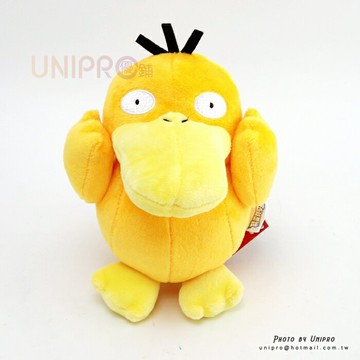 【UNIPRO】神奇寶貝 XY 可達鴨 Psyduck 18公分 絨毛娃娃 玩偶 吸盤吊飾 禮物 正版授權 寶可夢 Pokemon Go 水系精靈