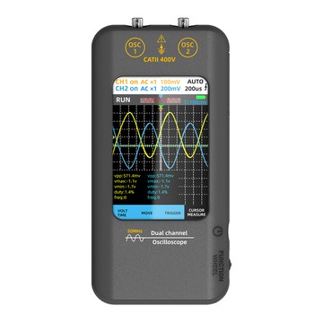 BSIDE 50MHz 雙通道示波器 TFT 帶電阻觸控螢幕 7種訊號波形 智能防燒 (O2)