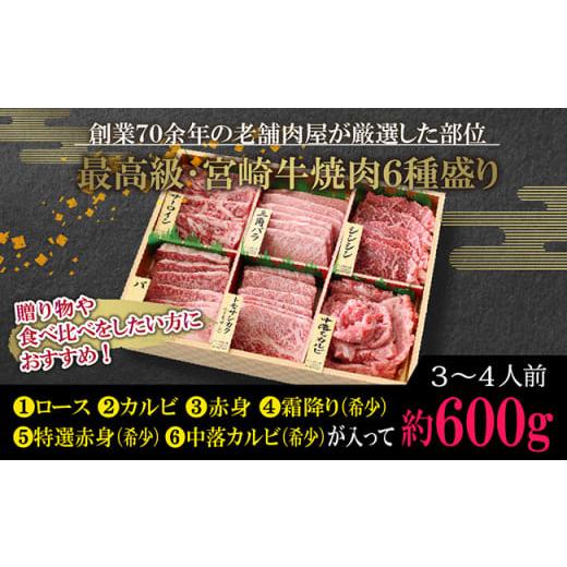 ふるさと納税 宮崎県 川南町 宮崎牛6種盛 焼肉食べ比べセット 肉 牛 牛肉 宮崎牛