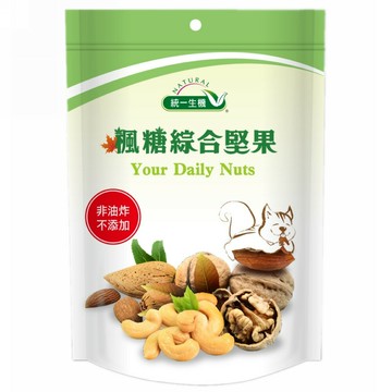 統一生機 楓糖綜合堅果150公克/包 買1送1 即日起特惠至2月28日數量有限售完為止