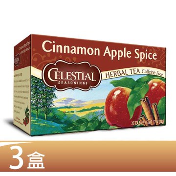 【Celestial 詩尚草本】美國進口 蘋果肉桂茶3盒優惠組(20環保包 x 3)