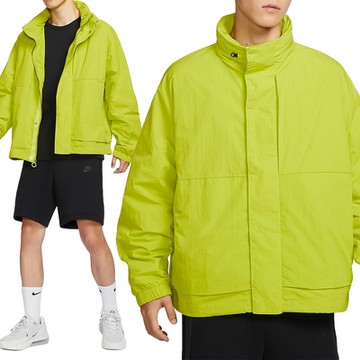 Nike TCH Jacket Repel UPF 男款 螢光綠色 機能 連帽可收 防水 外套 FZ0715-357