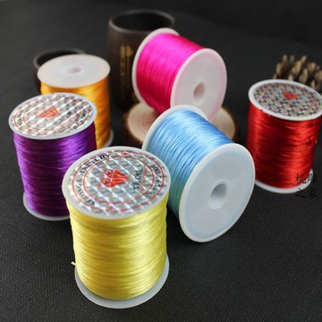 穿手鏈的皮筋手串繩穿珠子的彈力線串珠繩手鏈線接發水晶文玩佛珠