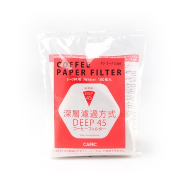 SANLUX 日本三洋 CAFEC DD-45PA深層咖啡濾紙漂白-100枚*2入 (HG5567)