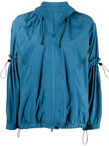 3.1 Phillip Lim - drawstring-detail jacket - women - Nylon - XS - Blue