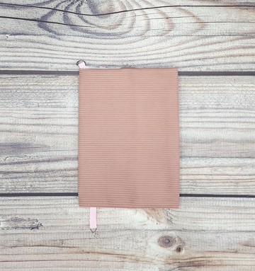 燈芯絨布書套 - 粉紅色 (A5尺寸)