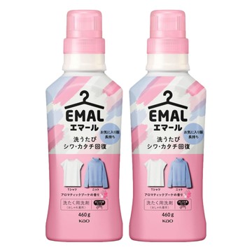 Kao 花王 EMAL 精致洗 防縮護色洗衣精 芬芳花香  460g  2個