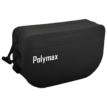 Polymax 寶麗美斯 防水隨身月形包  220 x 60 x 135mm  暗夜黑  1個