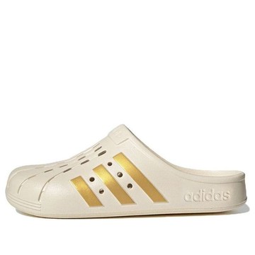 adidas Adilette Clog 'Wonder White Gold Metallic'