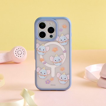Disney Ufufy-小飛象款極光霧透MagSafe iPhone手機殼