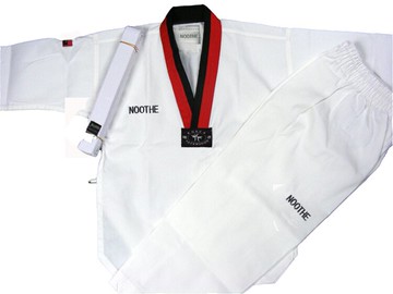 [跆拳歲月]包郵/NOOTHE跆拳道服裝全精紡條紋面料 特惠價50元