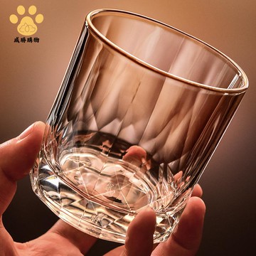 威士忌酒杯 家用歐式水晶玻璃 洋酒杯 ins風啤酒吧mojito杯ws8291