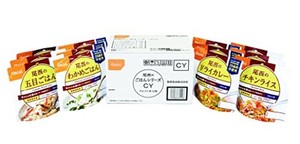 尾西食品 アルファ米 ごはんセット 和風2種・洋風2種×各3袋 (非常食・保存食)