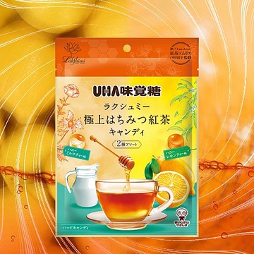 UHA 味覺糖 極上蜂蜜茶糖(72g)【小三美日】 DS024414 糖果 下午茶 點心 甜食 甜點 candy
