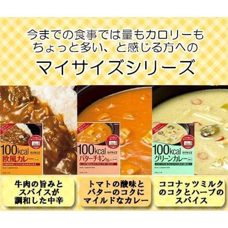 大塚食品 100キロカロリー マイサイズ カレー、ハヤシ、シチュー、親子丼、中華丼、麻婆丼、あんかけ丼、どんぶりの素 12個セット