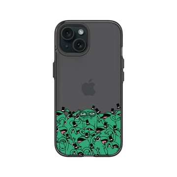 iPhone 15 Clear 酷墨灰 - 怪奇事物所 Incrediville - 漩渦所長