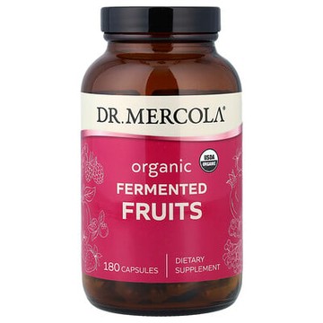 Dr. Mercola, 有機發酵水果，180 粒膠囊