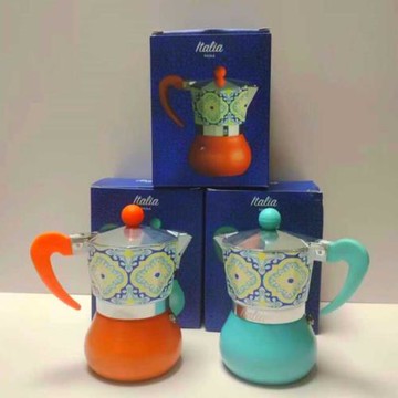 外貿出口意大利單閥摩卡壺家用小型戶外電煮咖啡壺不挑爐灶咖啡稱