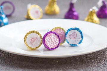 Pink婚禮主題─KISSES水滴巧克力(每包100顆)