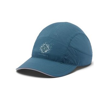 Columbia 哥倫比亞 中性-涼感快排運動帽-Speed Trail Ball Cap-孔雀綠(UCU86230TL/KS)