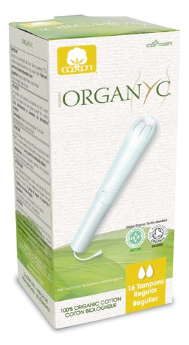 Organyc Tampons Regular Cotton Applicator 16 Tampons