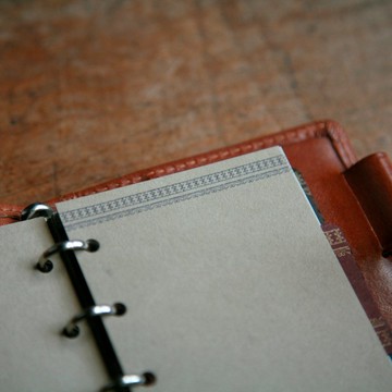 復古風活版印刷內頁 REFILLM5對應retro pattern series / BUMPEL