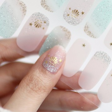 【Lunacaca凝膠指甲貼】C00981 青春的夢海  簡單易用|不傷真甲