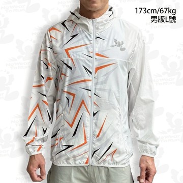 鋒利跑步風衣  輕薄內建收納袋 前後反光 防風防曬防潑水