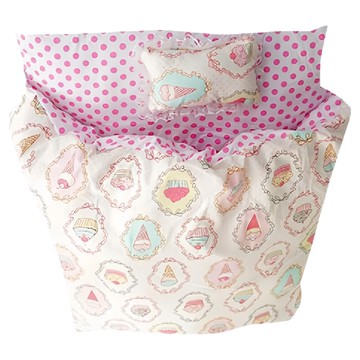 日式貓窩睡袋  S(45 x 30cm)  粉色 + 冰淇淋  1個