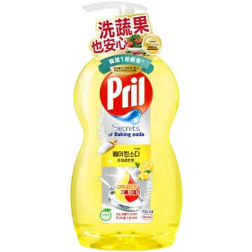 Pril 淨麗小蘇打高效洗碗精-檸檬750ml