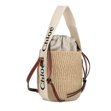 Chloe Woody Basket 草編水桶包(小號/焦糖)