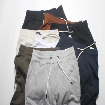 出口單歐美大碼毛圈男士運動短褲男款五分休閑純棉褲