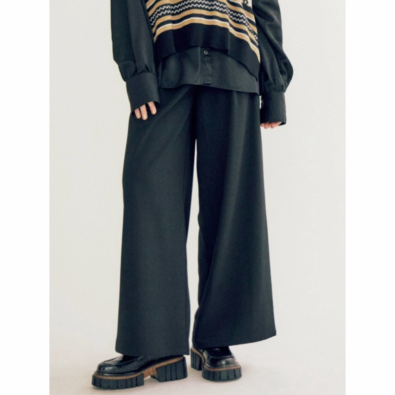 公式 Evris エヴリス ジョーゼットワイドパンツ 通販 Lineポイント最大get Lineショッピング