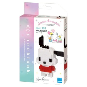 nanoblock 河田積木 三麗鷗 KWD 迷你積木 160 NBCC-181  1個  帕恰狗
