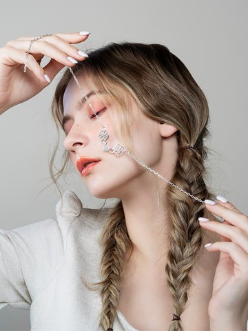 925純銀|蘭語魅影項鍊 SLOn06