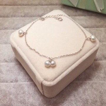 925純銀手鍊 珍珠手環-日韓甜美秀氣質感情人節生日禮物女飾品73dp142【獨家進口】【米蘭精品】