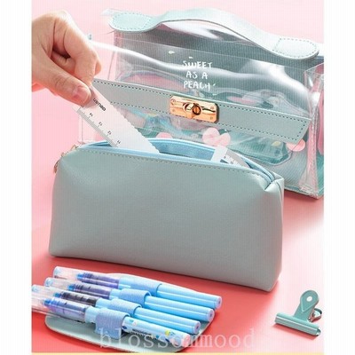 クリアペンケース ペンホルダー 筆箱 ペンケース 収納ケース 透明 おしゃれ シンプル かわいい 無地 中学生 小学生 見やすい 筆入れ 通販 Lineポイント最大get Lineショッピング