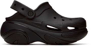 Crocs 黑色 Bubble Crush 凉鞋