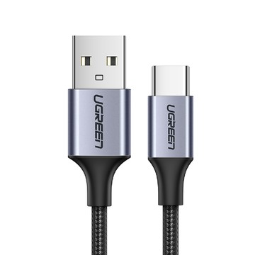 UGREEN 1M USB Type-C快充傳輸線 Aluminum  BRAID版