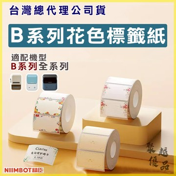 《台灣代理商公司貨》B21S/B21/B21Pro/B1/B3S/B31 彩色貼紙P1 營養標示 精臣 姓名貼 防水貼紙