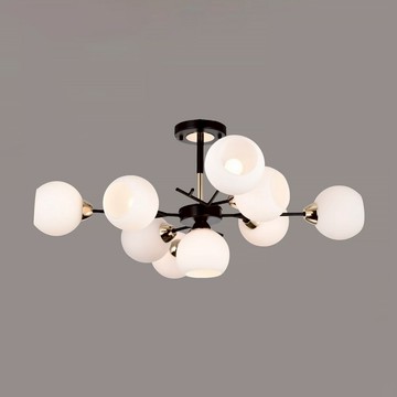 E27鄉村風半吸頂八燈 L01-1494