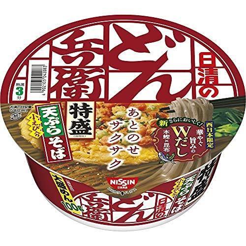 日清食品 どん兵衛 特盛天ぷらそば [西] 142g*12個