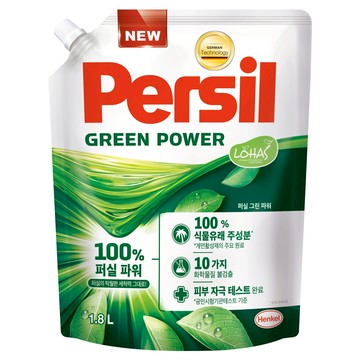 Persil 寶瀅 韓國原裝進口 綠力潔淨洗衣精補充包  1.8L  1包