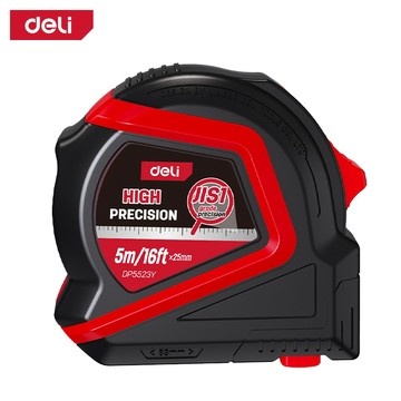 【得力工具 deli tools】專業耐摔包膠捲尺 JIS1 專業款 PRO系列-5M
