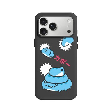 iPhone 17 Pro Max SolidX 黑 - 貓貓蟲咖波 Bugcat Capoo - 便便咖波