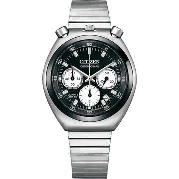 CITIZEN Chronograph Tsunokurono 50周年 牛頭錶 熊貓計時手錶 開學新裝備 AN3660-81E